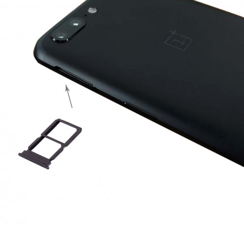 iPartsAcheter pour le plateau de carte SIM OnePlus 5 (gris ardoise) SI326H1558-35