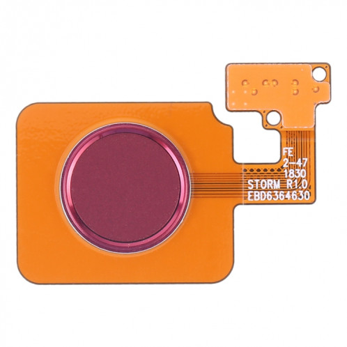 Câble flexible de capteur d'empreintes digitales pour LG V40 ThinQ V405QA7 V405 (rouge) SH393R328-34