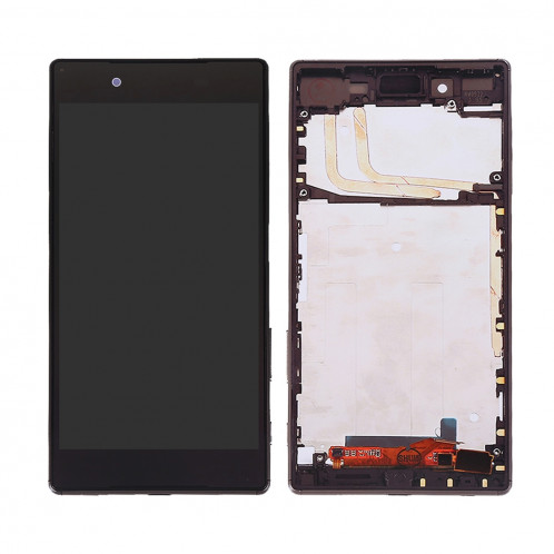 iPartsAcheter pour Sony Xperia Z5 écran LCD + écran tactile Digitizer Assemblée avec cadre (Noir) SI458B1035-38