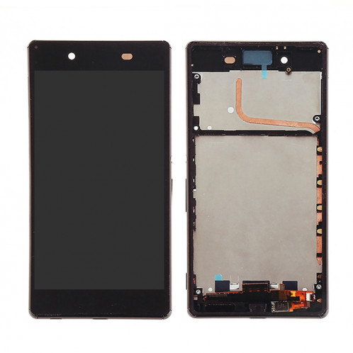 iPartsAcheter pour Sony Xperia Z4 écran LCD + écran tactile Digitizer Assemblée avec cadre (Noir) SI459B1366-38