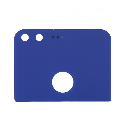 iPartsAcheter pour Google Pixel / Nexus S1 couverture arrière en verre (partie supérieure) (bleu) SI535L1060-36