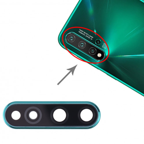 Cache-objectif de l'appareil photo pour Huawei Nova 5 Pro / Nova 5 (Vert) SH634G1719-35