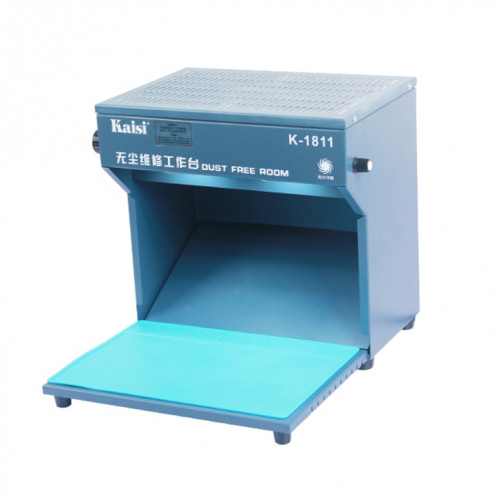 Kaisi K-1811 Mini salle sans poussière Table de travail téléphone LCD réparation Machine salle de nettoyage avec outils de tapis, prise ue SK702B438-37
