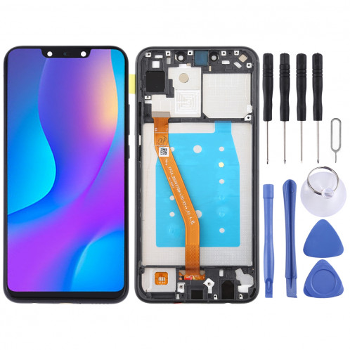 Ecran LCD et Assembleur Complet Digitaliseur avec Cadre pour Huawei Nova 3i (Noir) SH891B324-36