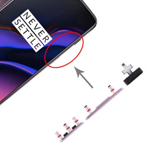 Pour les touches latérales OnePlus 6T (violet) SH021P1151-35
