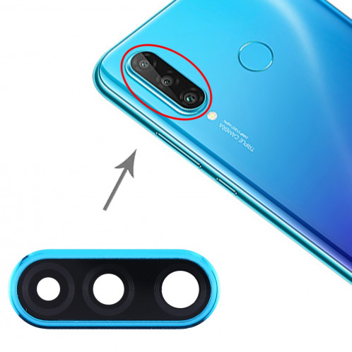 Cache-objectif pour appareil photo Huawei P30 Lite (48MP) (Bleu) SH028L807-35