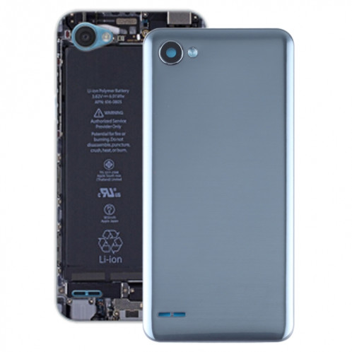 Couvercle arrière de la batterie pour LG Q6 / LG-M700 / M700 / M700A / US700 / M700H / M703 / M700Y (gris) SH79HL1266-36