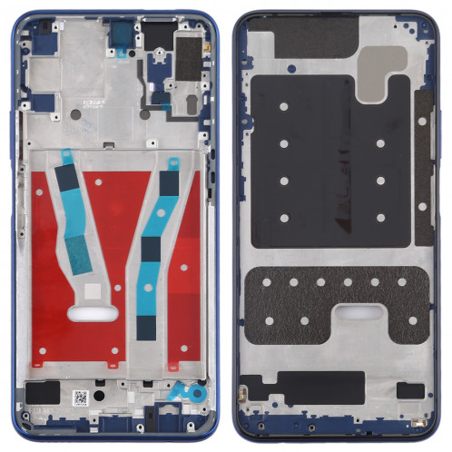 Plaque de lunette de cadre central d'origine pour Huawei Honor 9X (bleu) SH208L1669-36