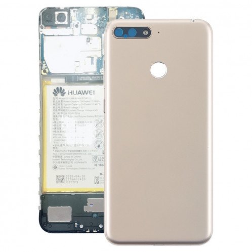 Coque Arrière avec Touches Latérales pour Huawei Y6 (2018) (Or) SH77JL703-36