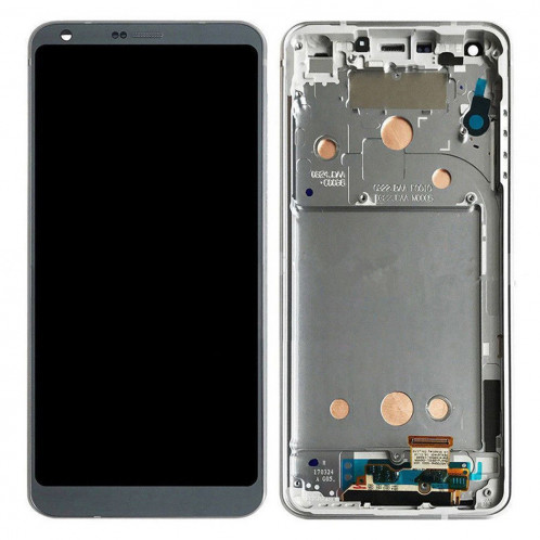 iPartsAcheter pour LG G6 / H870 / H872S / H872 / LS993 / VS998 / US997 LCD écran + écran tactile Digitizer Assemblée avec cadre (Platinum) SI14DL775-34