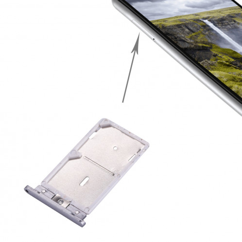 iPartsBuy Xiaomi Redmi Note 3 (Version MediaTek) Carte SIM (Gris) SI441H383-35