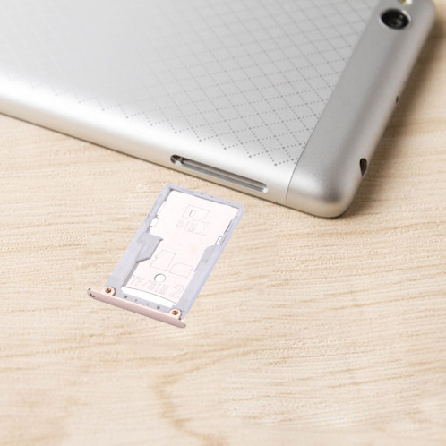 iPartsBuy Xiaomi Redmi 3 et 3 et 3X SIM et carte SIM / TF Plateau (or) SI463J1-35