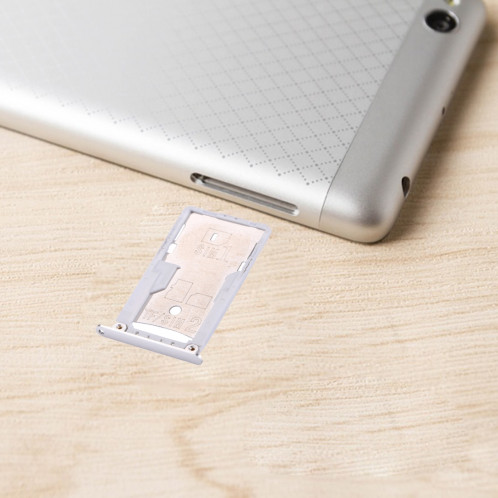 iPartsBuy Xiaomi Redmi 3 et 3 et 3X SIM et carte SIM / TF Plateau (Argent) SI463S468-35