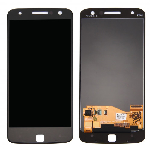 iPartsAcheter pour Motorola Moto Z LCD écran + écran tactile Digitizer Assemblée (Noir) SI04BL179-36