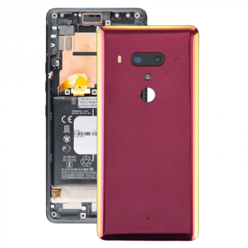 Cache arrière de la batterie avec objectif d'appareil photo pour HTC U12 + (rouge) SH04RL284-36