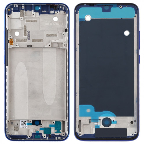 Plaque de lunette du cadre central pour Xiaomi Mi CC9e / Mi A3 (bleu) SH705L928-36