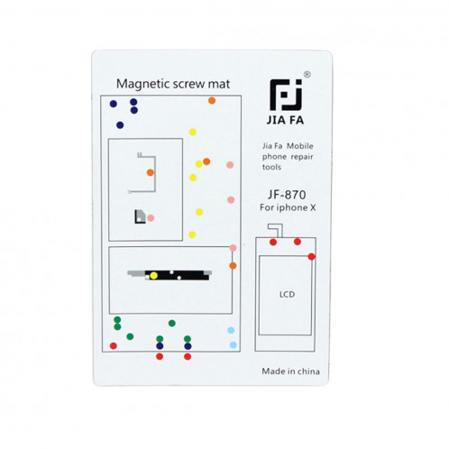JIAFA pour tapis de vis magnétiques pour iPhone X SJ3774598-35