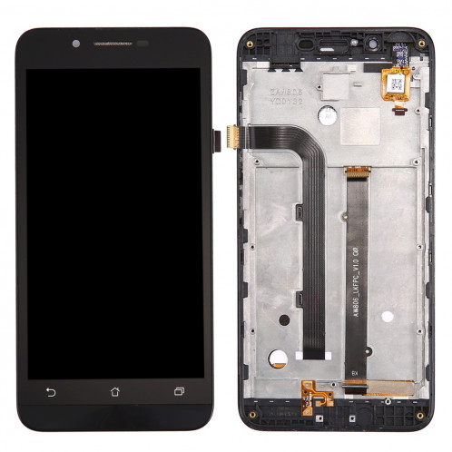 iPartsAcheter pour Asus ZenFone Go / ZC500TG / Z00VD écran LCD + écran tactile Digitizer Assemblée avec cadre (Noir) SI01BL344-36