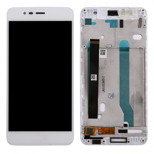 iPartsAcheter pour Asus ZenFone 3 Max / ZC520TL / X008D écran LCD + écran tactile Digitizer Assemblée avec cadre (blanc) SI14WL740-34