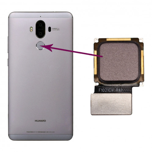 iPartsBuy Huawei Mate 9 Capteur d'Empreinte Digitale Flex Cable (Mocha Gold) SI160C1313-34