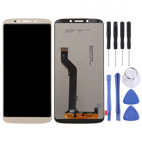 Écran LCD et Digitizer Assemblée complète pour Motorola Moto E5 Plus (Gold) SH73JL1710-36