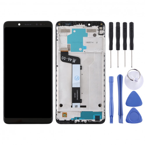 Écran LCD et Digitizer Assemblée complète avec cadre pour Xiaomi Redmi Note 5 (Noir) SH376B599-36