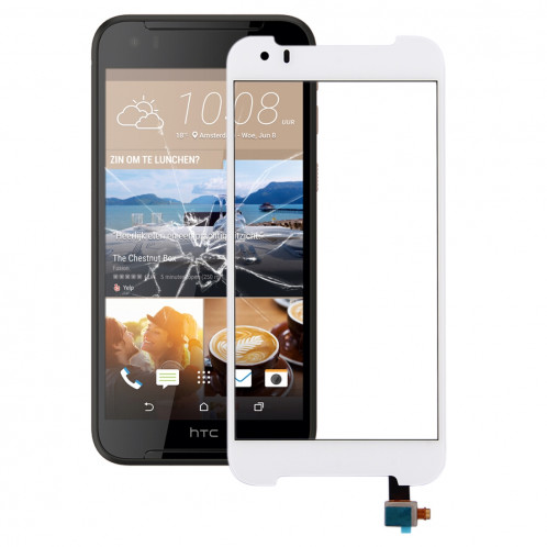 iPartsAcheter pour HTC Desire 830 écran tactile Digitizer Assemblée (Blanc) SI19WL142-36