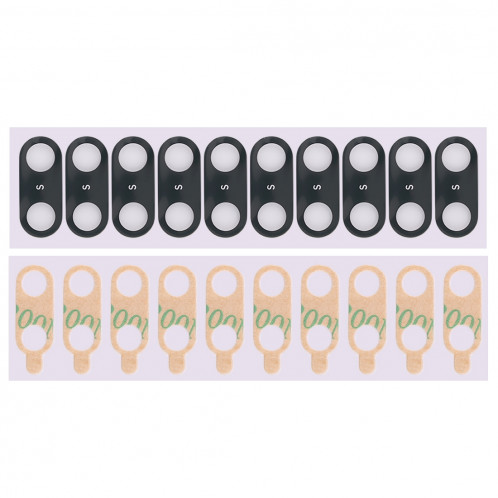 Lentille de caméra arrière 10 PCS avec autocollant pour Huawei P20 SH4540524-38