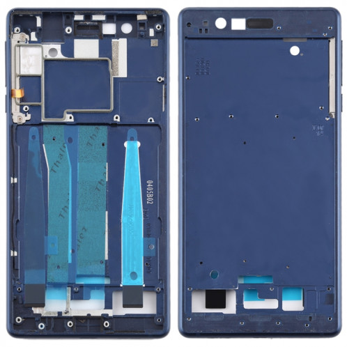 Boîtier avant LCD Frame Bezel Plate pour Nokia 3 / TA-1020 TA-1028 TA-1032 TA-1038 (Bleu) SH848L618-36
