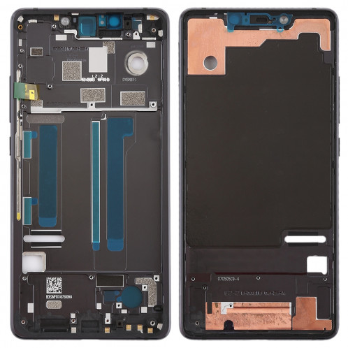 Lunette de cadre central avec touches latérales pour Xiaomi Mi 8 SE (noir) SH932B771-36