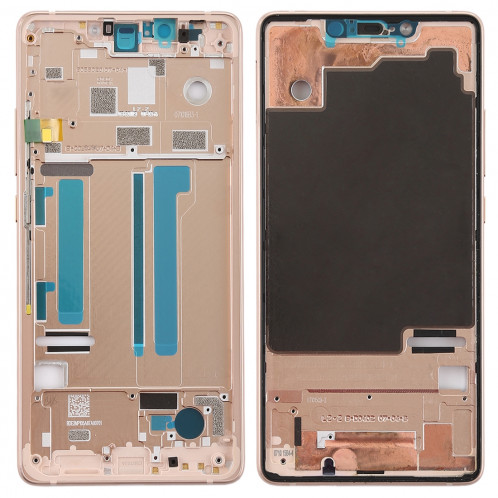 Lunette de cadre central avec touches latérales pour Xiaomi Mi 8 SE (or rose) SH32RG1209-36