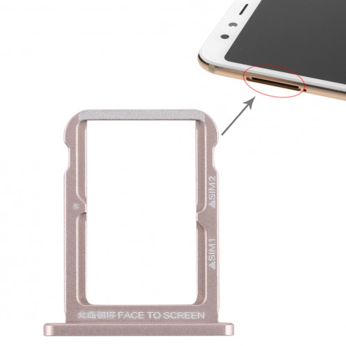 Double support de carte SIM pour Xiaomi Mi 6X (Or) SH939J968-35