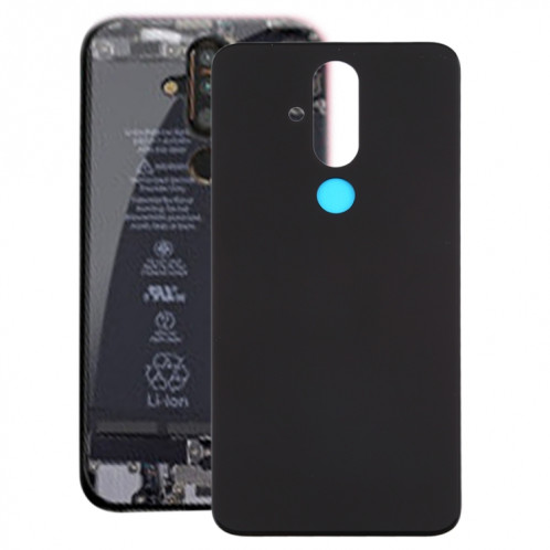 Cache arrière de batterie pour Nokia X71 (noir) SH58BL1786-36