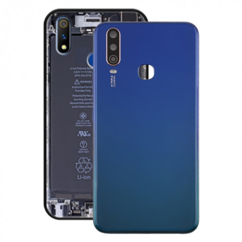 Pour le couvercle arrière de la batterie Vivo Y3 avec objectif d'appareil photo (bleu) SH68LL6-36