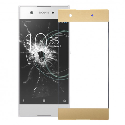 iPartsAcheter pour Sony Xperia XA1 Lentille extérieure en verre (Gold) SI35JL1629-36
