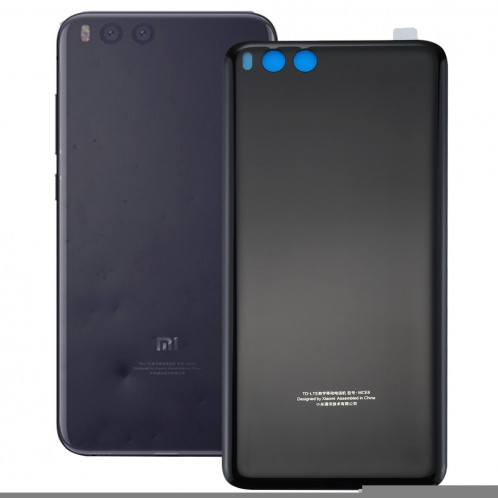iPartsBuy Xiaomi Mi Note 3 couvercle de la batterie d'origine avec adhésif (noir) SI42BL346-36
