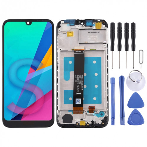 Écran LCD et numériseur complet avec cadre pour Huawei Honor 8S (noir) SH283B407-36