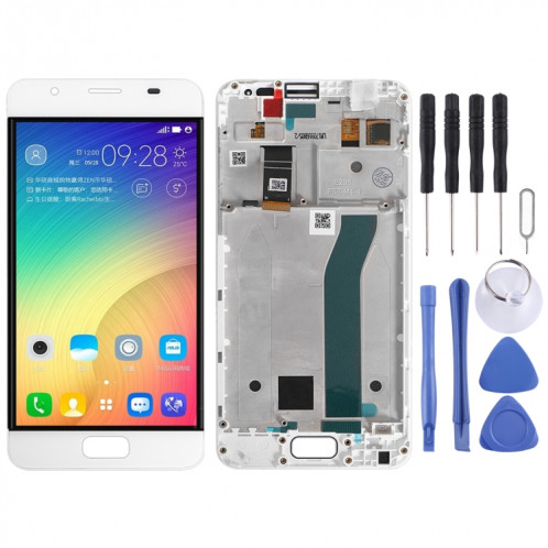 Écran LCD et numériseur complet avec cadre pour ASUS ZenFone Pegasus 4A ZB500TL X00KD (blanc) SH340W944-35