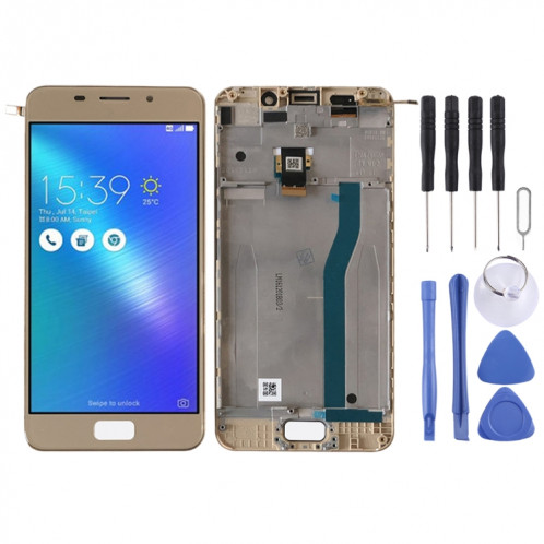 Écran LCD et numériseur complet avec cadre pour ASUS Zenfone 3S Max ZC521TL X00GD (or) SH341J1530-34