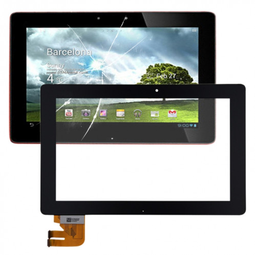 Écran tactile pour ASUS Transformer TF300 TF300TG G01 (version 69.10I21.G01) (noir) SH344B1401-35