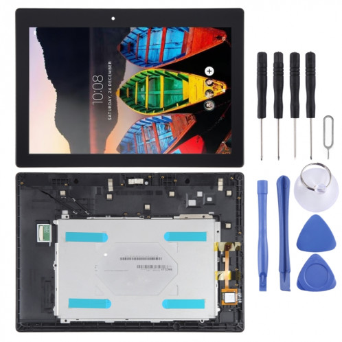 Écran LCD OEM pour Lenovo TB3-X70L ZA0Y TB3-X70F ZA0X TB3-X70N TB3-X70 avec numériseur complet (noir) SH386B860-36
