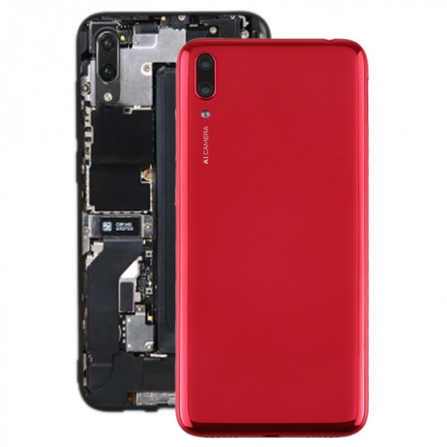 Cache arrière de batterie pour Huawei Enjoy 9 (rouge) SH98RL1081-36