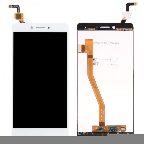 iPartsBuy Lenovo K6 Note Écran LCD + écran tactile Digitizer Assemblée (Blanc) SI410W758-36