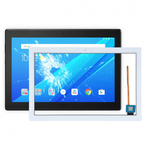 iPartsBuy Lenovo TAB4 10 / TB-X304 numériseur d'écran tactile (blanc) SI413W1162-36