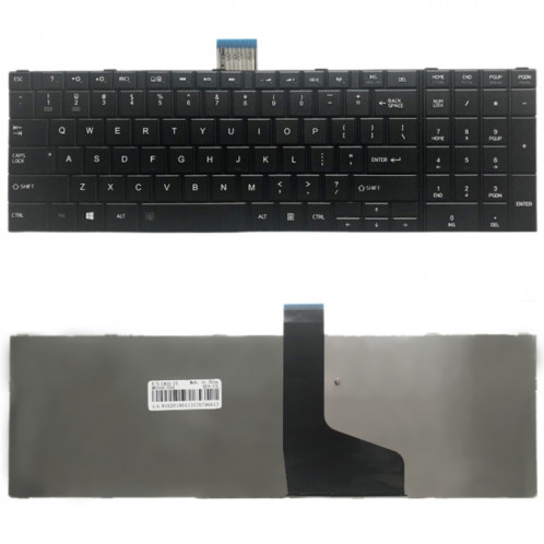 Clavier Version américaine pour Toshiba Satellite C850 C850D C855 C855D L850 L850D L855 L855D L870 L870D SH5475794-34