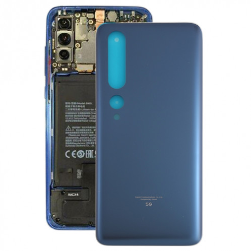 Batterie d'origine couverture pour Xiaomi Mi 10 5G (Bleu) SH79LL895-36