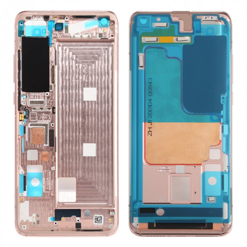 Boîtier avant plaque de lunette de cadre LCD pour Xiaomi Mi 10 5G / Mi 10 Pro 5G (or) SH683J1200-36