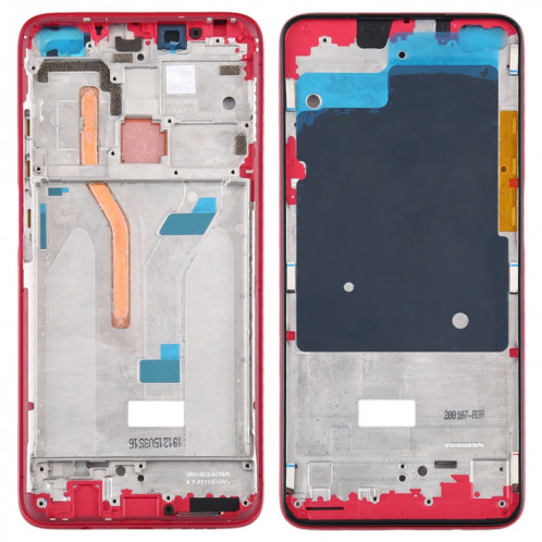 Boîtier avant plaque de cadre LCD pour Xiaomi Redmi K30, version 4G (rouge) SH825R1367-36