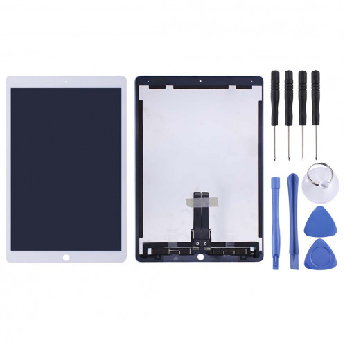 Ecran LCD et ensemble de numérisation complet pour iPad Pro 12,9 pouces A1670 A1671 (2017) (Blanc) SH109W1155-37