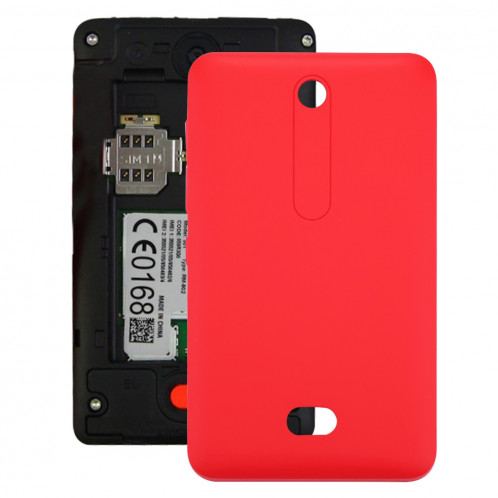 iPiècesAchetée pour Nokia Asha 501 Cache Batterie Arrière (Rouge) SI13RL1561-38